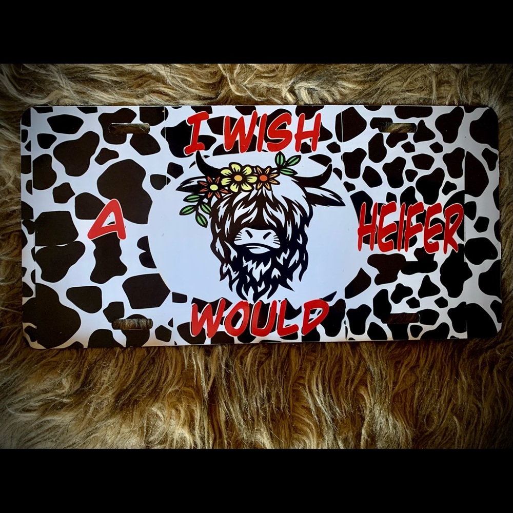 Custom license plate